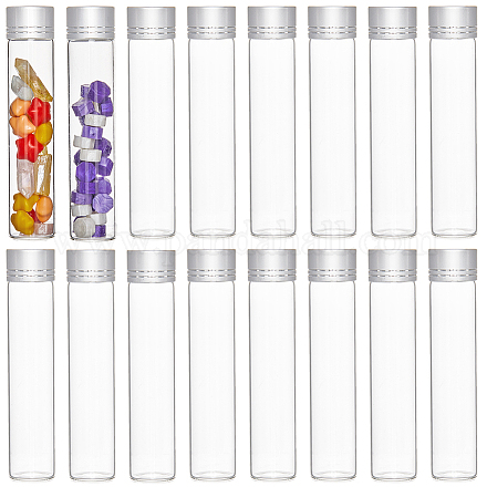 20 шт. прозрачные стеклянные бутылки-контейнеры для бусин CON-SC0001-15A-05-1