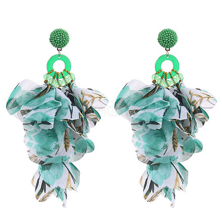 Серьги-гвоздики из акрила и сплава FS-WG3C6DF-11-1