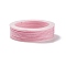 Braided Nylon Threads, Dyed, Knotting Cord, for Chinese Knotting, Crafts and Jewelry Making, Pink, 1.5mm, about 13.12 yards(12m)/roll