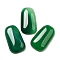Natural Green Onyx Agate(Dyed and Heated) Cabochons, Rectangle, 39x22x8mm