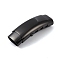 316 Stainless Steel Bayonet Clasps, Black, 42.5x14.5x4mm, Hole: 12x6.5mm
