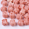 Synthetic Coral Beads, Dyed, Two Tone, Tulip, Salmon, 8.5x8mm, Hole: 1.5mm