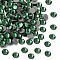 Preciosa® Crystal Hotfix Flatback Stones, Czech Crystal, Round(438 11 612 Chaton Rose VIVA 12 ®), 50020 Green Tourmaline, SS6(1.9~2.1mm)