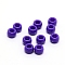 Resin Beads, Barrel, Indigo, 9x6mm, Hole: 4mm, about 1800pcs/500g