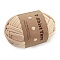 Polyester Yarn, For Hand Knitting Thick Thread, Crochet Cloth Yarn, PapayaWhip, 20mm, about 32.81 Yards(30m)/Skein