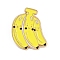 Fruit Theme Enamel Pins, Alloy Lapel Pin Backs for Backpack Clothes, Lead Free & Cadmium Free, Banana, 30x28mm
