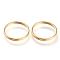 Ion Plating(IP) 304 Stainless Steel Plain Band Rings, Golden, 2mm, US Size 7~7 3/4(17.3~17.9mm)