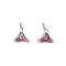 Geometric Triangle Zircon Stud Earrings, Simple and Delicate Daily Accessories.