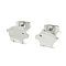 Non-Tarnish Cute Little Animal Theme 304 Stainless Steel Stud Earrings, Pig, 7.5x10mm