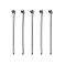 Tarnish Resistant 304 Stainless Steel Ball Head pins, Stainless Steel Color, 25x0.7mm, 21 Gauge, Head: 1.95mm, about 500pcs/bag