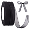 Nylon Ribbon for Gift Packaging, Black, 5/8 inch(15mm), about 49.21 Yards(45m)/Roll