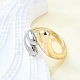 Латунные манжеты для женщин RJEW-G347-04GP-3