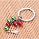 Брелок из стеклянного жемчуга KEYC-JKC00074-1