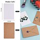 200 шт. 2 цвета прямоугольные картонные карты для ювелирных изделий CDIS-SZ0001-18-2