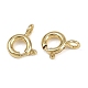 Латунная застежка пружинного кольца KK-A257-13A-G-2