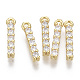 Латунные микро проложить кубического циркония подвески X-KK-T060-05-I-G-NF-2
