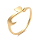 Ионное покрытие (ip) 304 нержавеющая сталь cat регулируемое кольцо для женщин RJEW-M149-34G-3