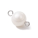 Шармы-соединители из натурального культивированного пресноводного жемчуга PALLOY-JF04192-01-4