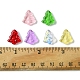 60шт 6 цвета прозрачные стеклянные бусины EGLA-FS0001-44-5
