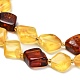 Янтарные шарики нити&nbsp;G-Z106-D01-4