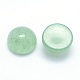 Естественный зеленый авантюрин кабошонов X-G-P393-R15-6mm-2
