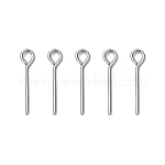 Проушина из нержавеющей стали марки 304, устойчивая к потускнению, цвет нержавеющей стали, 15 мм, отверстие : 2 мм, штифты : 0.7 мм