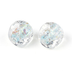 Ручной работы бусины фольги FOIL-T007-02G