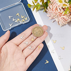 20 шт. 2-х цветные подвески из нержавеющей стали 304 STAS-AR0001-87