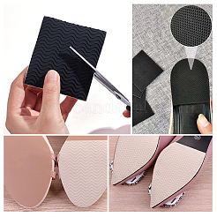 4 пара 2-х видов самоклеящихся противоскользящих накладок из ПВХ AJEW-GF0004-76C