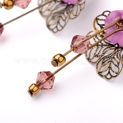 Акриловые серьги подвеска EJEW-PJE756