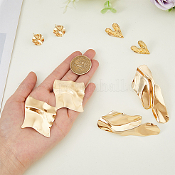 4 пара сережек-гвоздиков из сплава 4 стилей&nbsp;EJEW-FI0001-61