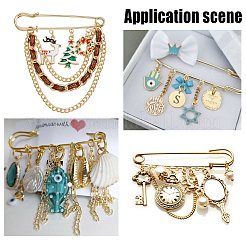 30шт железная брошь выводы&nbsp;FIND-SC0020-15RG