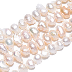 Нити из натурального культивированного пресноводного жемчуга PEAR-N014-05