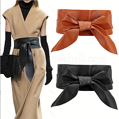 2 шт. 2-цветная искусственная кожаная обертка вокруг пояса AJEW-WR0002-25