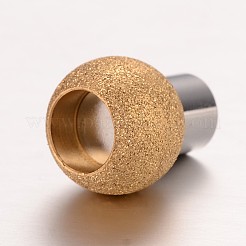 Текстурированные магнитные застежки-колонны из нержавеющей стали марки 304 с приклеивающимися концами STAS-I045-11G