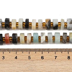 Натуральный цветок амазонитовые бусины пряди G-F796-A03-01