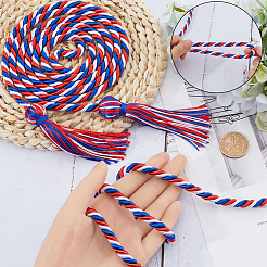 Веревка чести выпускной полиэстер AJEW-WH0314-317C