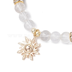 Латунь шарм браслеты BJEW-JB12230-01