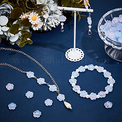 100 шт. Прозрачные стеклянные бусины GLAA-DR0001-04B