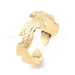 Кольца-манжеты из нержавеющей стали 304 с открытыми краями RJEW-D002-17G