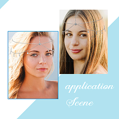 1 шт. сплава горный хрусталь свадебные ободки для невесты OHAR-HY0001-04P