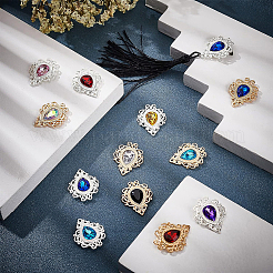 40 шт. 20 стиля кабошонов из цинкового сплава&nbsp;FIND-BC0003-18