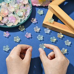 Непрозрачные пластиковые колпачки для бусин&nbsp;KY-CJC0012-03