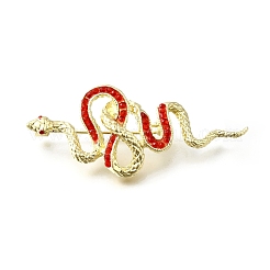 Броши со стразами в виде змеи aolly&nbsp;JEWB-V008-01LG-01