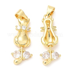 Стойки обшивки латунь микро проложить Циркон подвеску&nbsp;KK-A185-26G