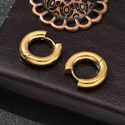 Серьги-кольца из нержавеющей стали 304&nbsp;EJEW-F339-01G