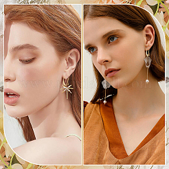 Латунные крючки для сережек&nbsp;KK-ME0003-66