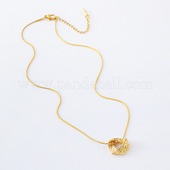 3 шт. минималистичные витые подвески из нержавеющей стали для женщин&nbsp;KY1122