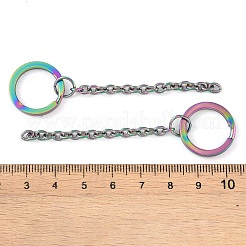 Ионное покрытие (ip) 304 нержавеющая сталь разъемные застежки для ключей X1-STAS-L226-009A-M