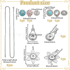 Наборы для самостоятельного изготовления цепочек из нержавеющей стали 304 DIY-NB0013-87